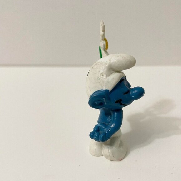Smurfs Holding Flower and Lazy Digger Smurf Toys Figures - Picture 6 of 16